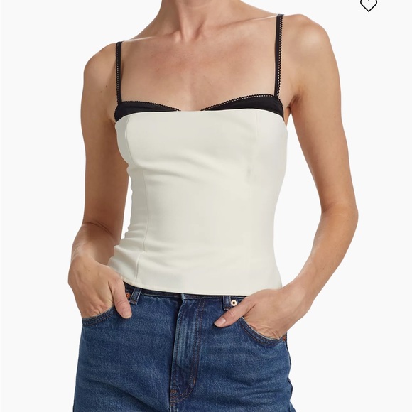 Reformation  NEW Size 4 Melanie Sleeveless Top - Picture 3 of 11